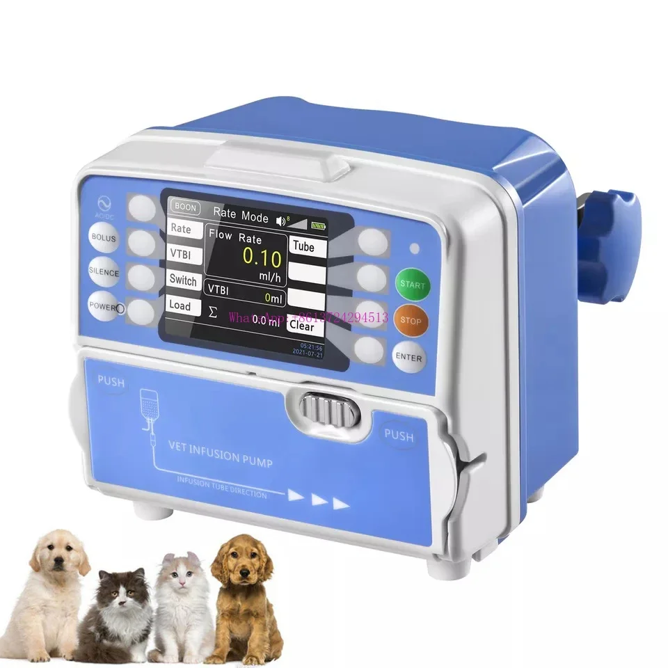 

CE 6 Infusion Modes Medical Portable Pet Veterinary Equipment High Quality Animal Infusion Pump For Vet Clinic