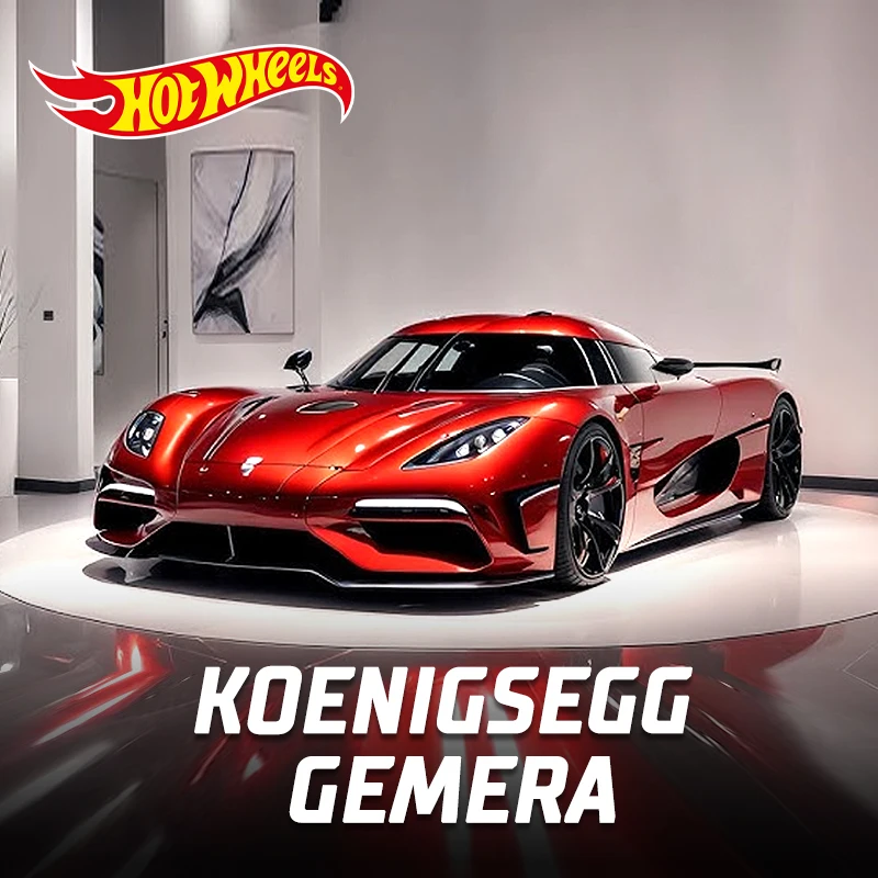 ใหม่ล้อร้อนKoenigsegg Gemera Cybertruck 1:64 Scale Diecastรถรุ่นรถยนต์สะสมของเล่นยังไม่ได้เปิดในสต็อก