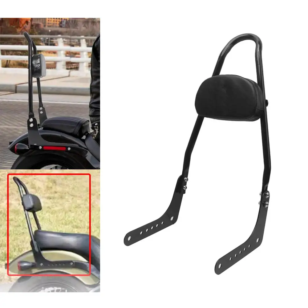 Detachable Sissy Bar Backrest Pad Motorcycle For Harley Softail Low Rider Deluxe Heritage Slim Standard FXST 2018-Later