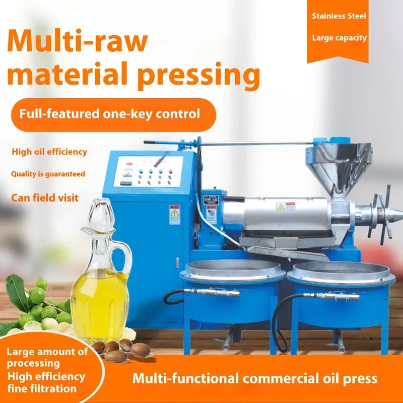 How Much Does Large Intelligent Rapeseed Peanut Qifeng Machine Cost For A Complete Set Of Automatic Oil Press Equipment