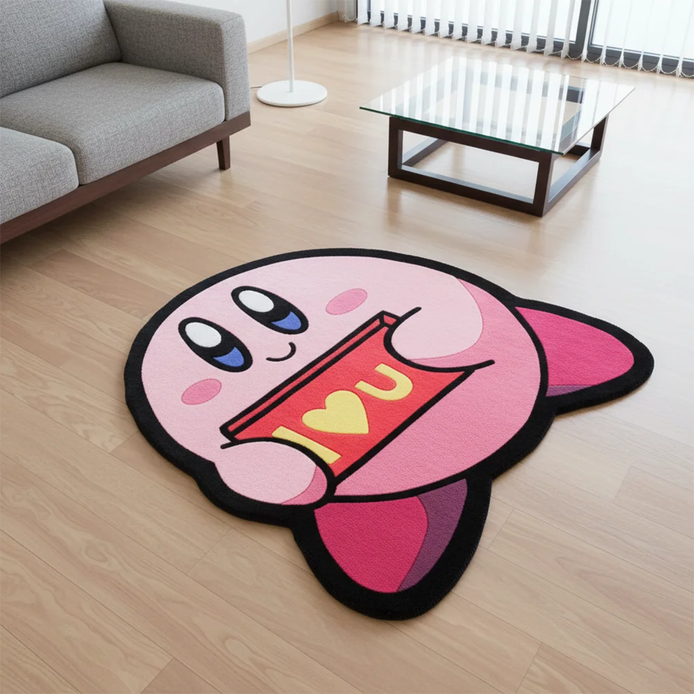Anime Rug Pokémon Ball/Charizard/Kirby/Pikachu Rug/Carpet,Pet Mat,Soft Floor/Foot Mat,Soft Decorative Blanket,Game Mat image 3