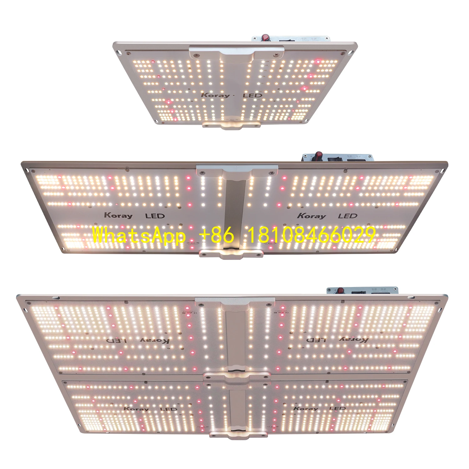 

Waterproof Grow Lamp for Seeding Veg and Flowering Full Spectrum LED Grow Light with Samsung LM301B LEDs for Indoor Plants