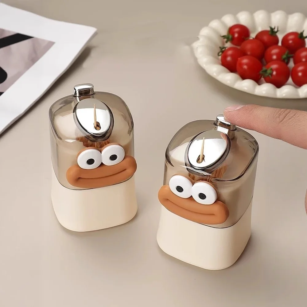 

New creative toothpick holder cartoon intestine toothpick box home storage light luxury restaurant high value
