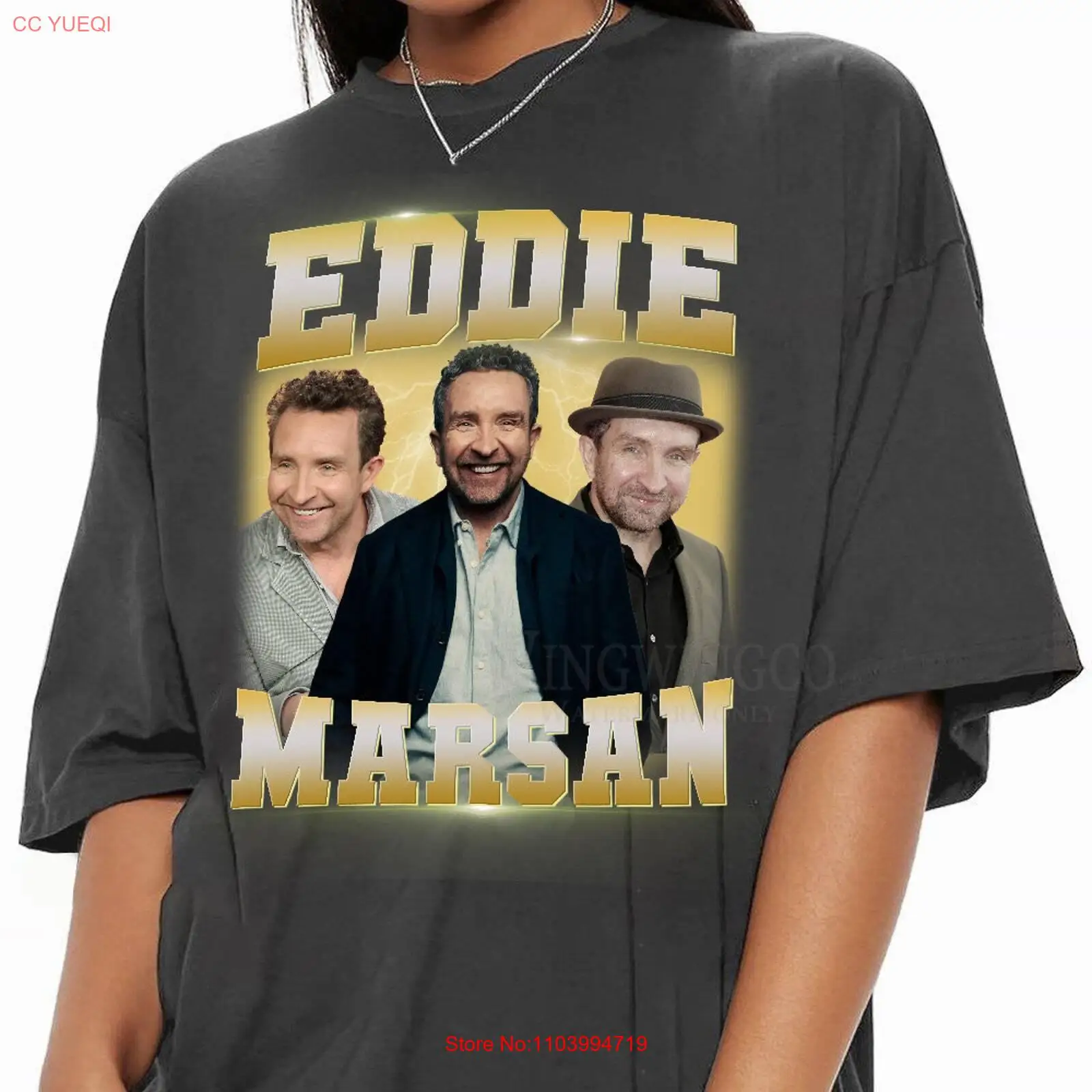 Eddie Marsan Vintage Bootleg Tee, Eddie Marsan Vintage Graphic Shirt