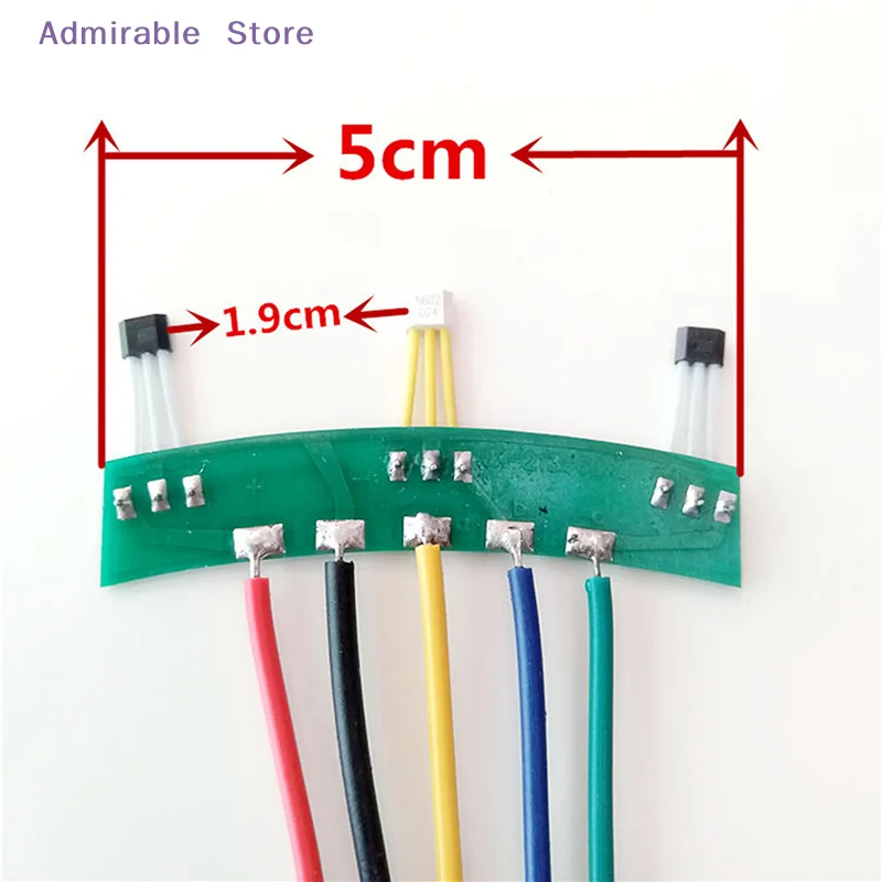 w2-Wheels Electric Vehicles Motor Hall Sensor With Board Cable 213 Motor Hall Sensor 60 Degree For Element E-Bike