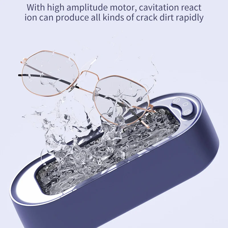 Xiaomi 45kHz Ultrasonic Cleaning Machine Home Eyewash Machine Contact Lens Case Cleaner Dental Braces Jewelry Clean Automatic