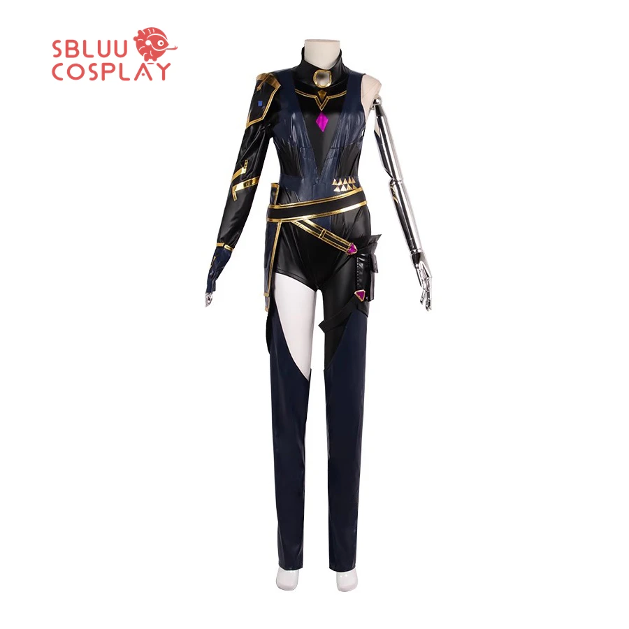 

SBluuCosplay Game Valorant Reyna Cosplay Costume Halloween Carnival Party Outfit