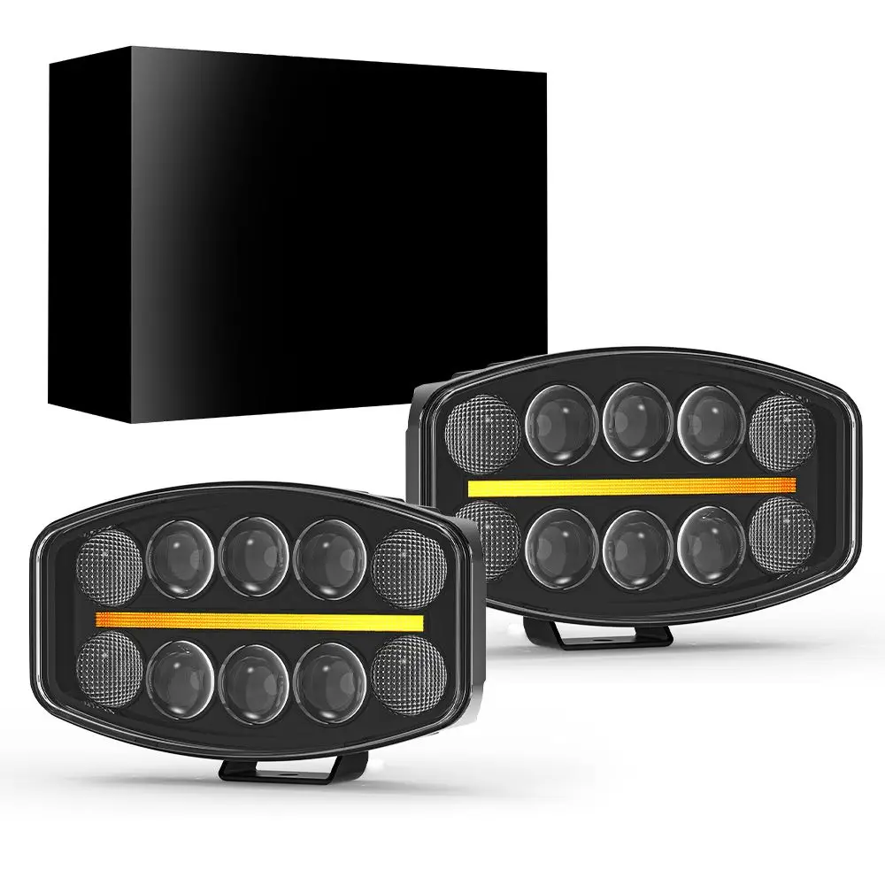 

10 "C01 Car Working Light 50W European Truck Modified Searchlight Driving Light Headlight Auxiliary Light Day Running Light