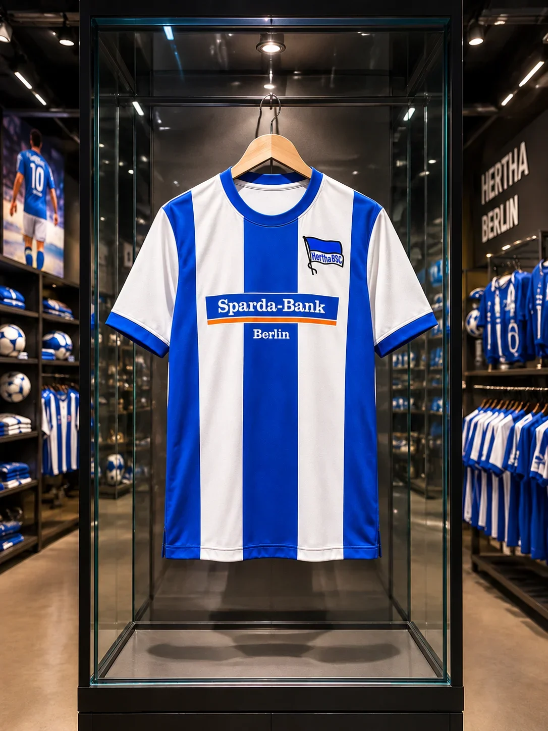 Hertha BSC 2026 Fußballtrikot T-Shirt Freizeit-Sportbekleidung Herren Damen Heim- und Auswärtstrikot Erwachsene Kinder Eltern-Kind-Trainings-T-Shirt Fan-Bekleidung