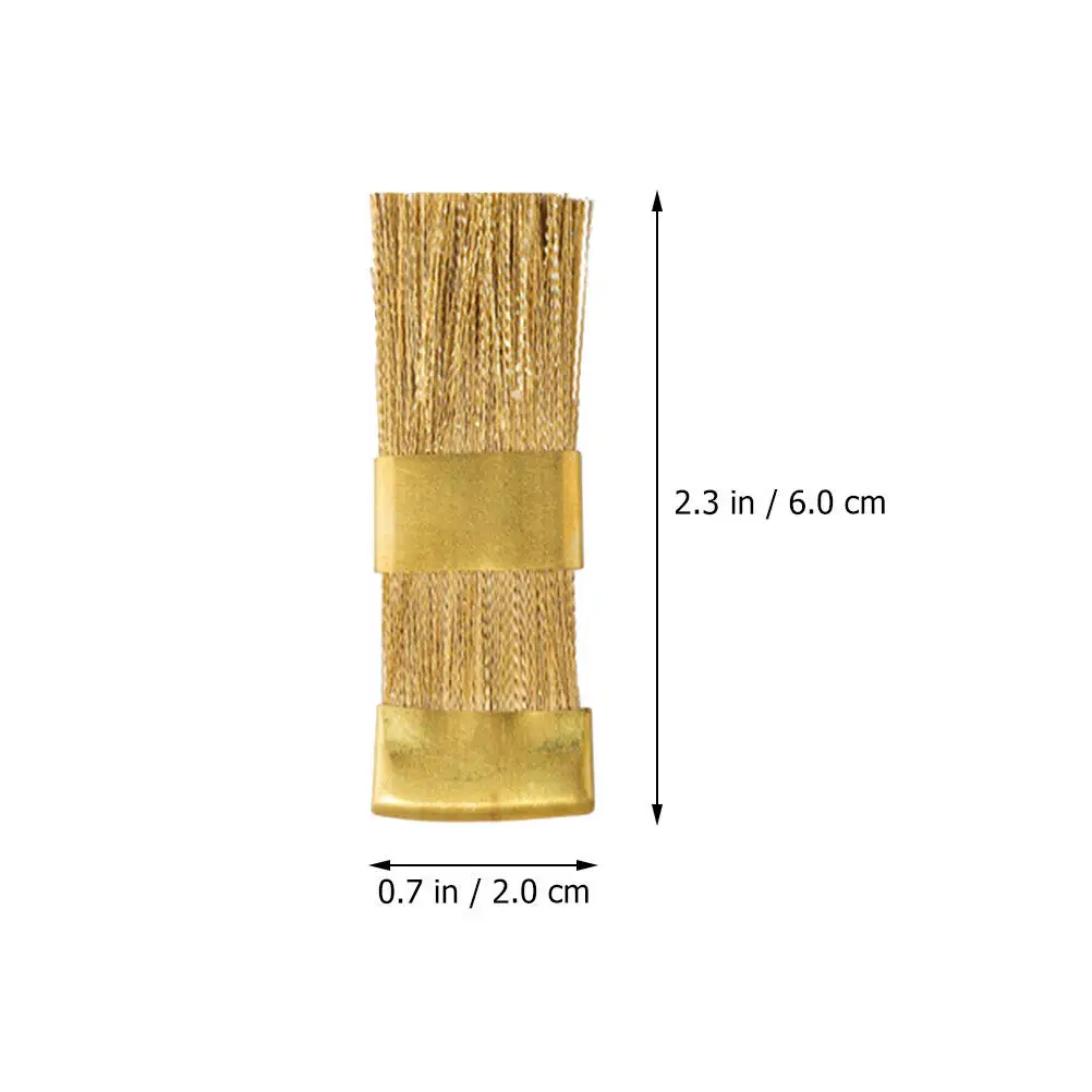 1pc Copper Wire Drill Cleaning Brush Mini Portable For Nail Dust Removal Manicure Tools Nail Art Equipment Grinder Accessory view 2