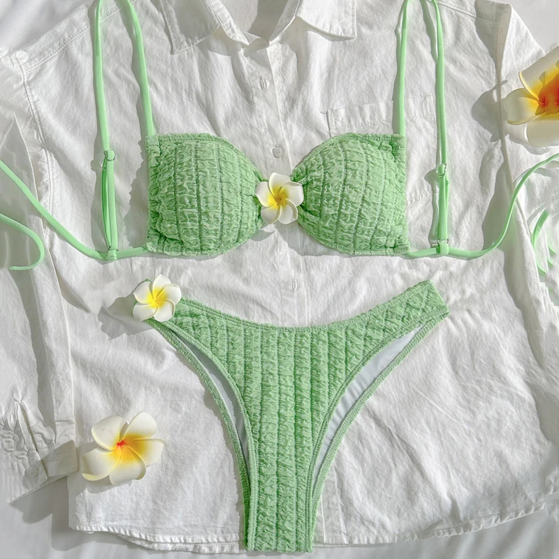 

New Sexy Bikinis Floral Women's Swimwear Female Swimsuit For Swim Wear Bathing Suits Brazilian Bikini Set Beachwear Pool Bather