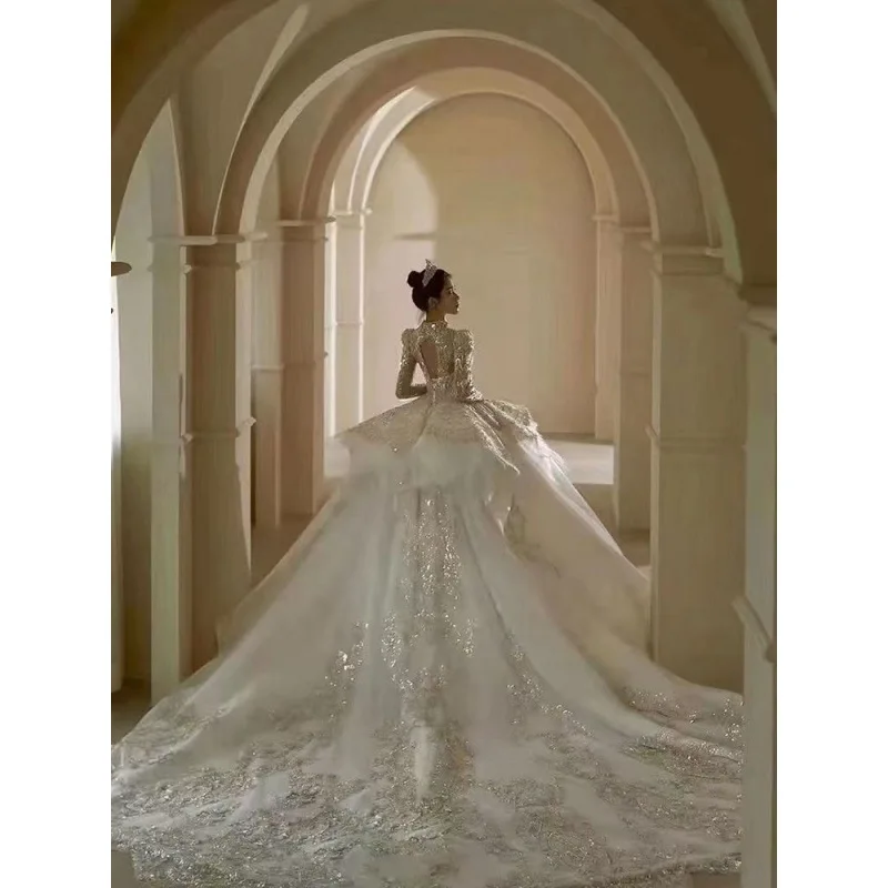 

J94 Main wedding dress wedding dress main palace style