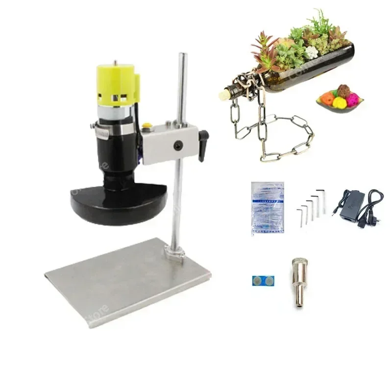 Professional Glass Bottle Cutter Electric Cutting Machine DIY Wine Bottle Ceramic Flower Pot Making Grinding Drilling Cut Tools