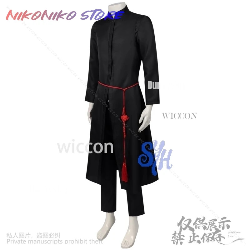 Jinu Boy Group Sajaboys Cosplay Anime Movie Kpop Demone Bello Uniforme Vampiro Goth Punk Cappotto Lungo Corea Idol Vestito di Halloween