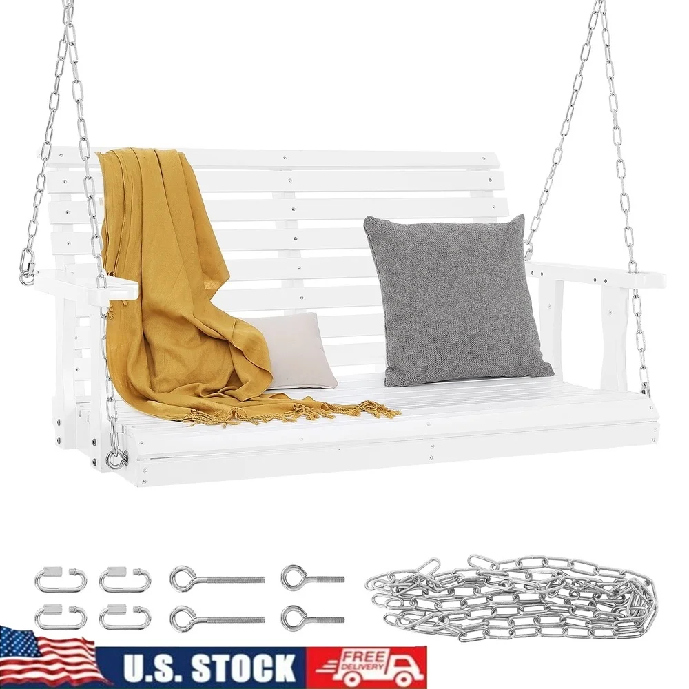 Outdoor Wooden Swin… - image