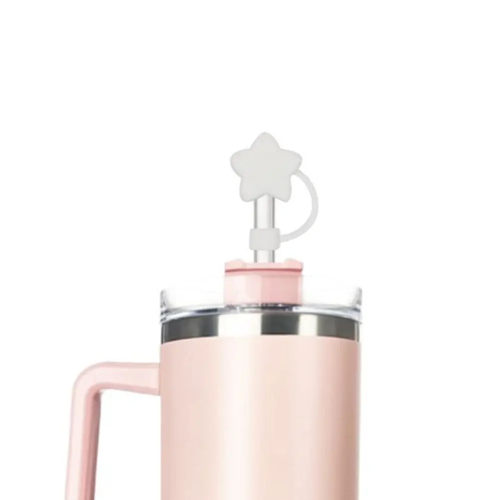 

5Pcs Silicone Straw Topper Sports Theme Cute Ball Design Reusable Straw Caps for Birthday Graduation Party Decorations Football