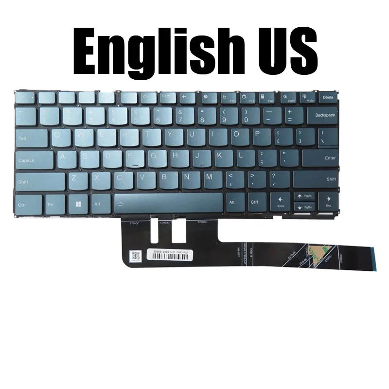 Laptop Backlit Keyboard For Lenovo Yoga Pro 9 14IRP8 /Slim Pro 9 14IRP8 United States US New