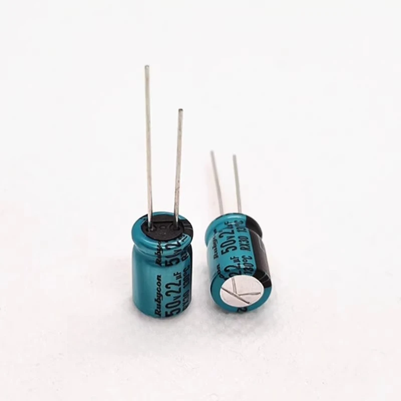 10 Stück/100 Stück Rubycon RX30 Serie 50V22uF 8X11,5mm Hochtemperaturbeständiger 22uF/50V 130-Grad-Aluminium-Elektrolytkondensator
