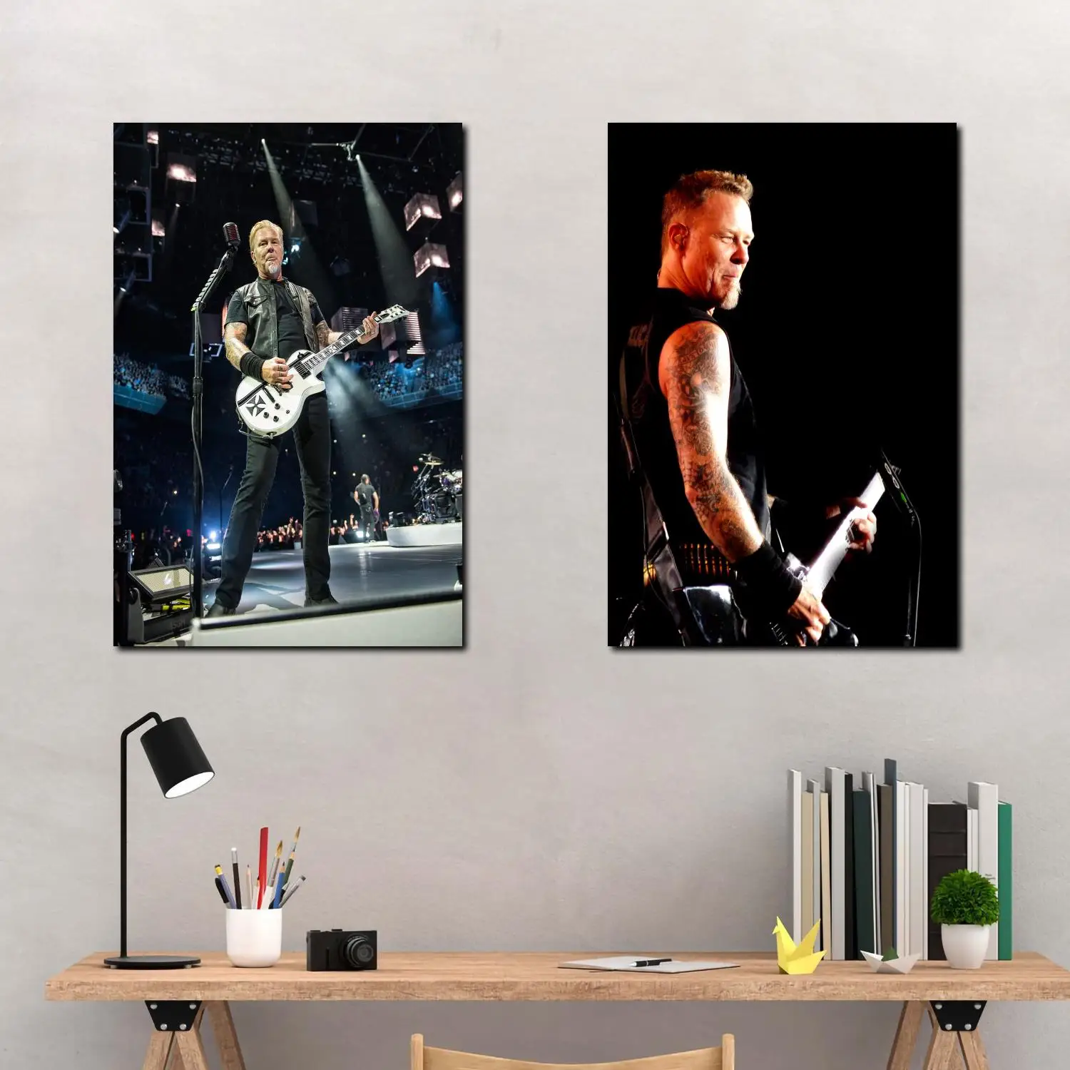 james hetfield Singer Canvas Art Poster and Wall Art Picture Print Modern Family bedroom Decor Posters