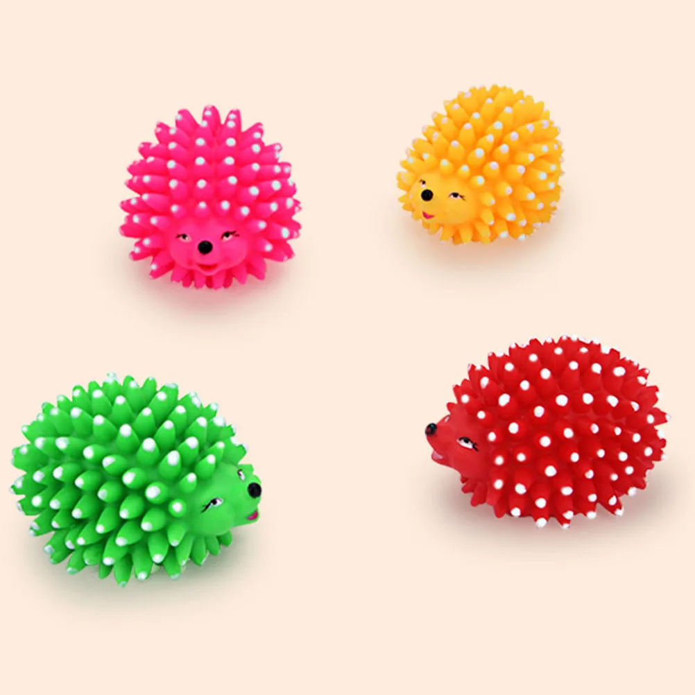 

1Pcs Little Hedgehog Pet Sound Squeaky Chewing Playing Supplies Cartoon Interactive Training Entertainment for Dogs Cats