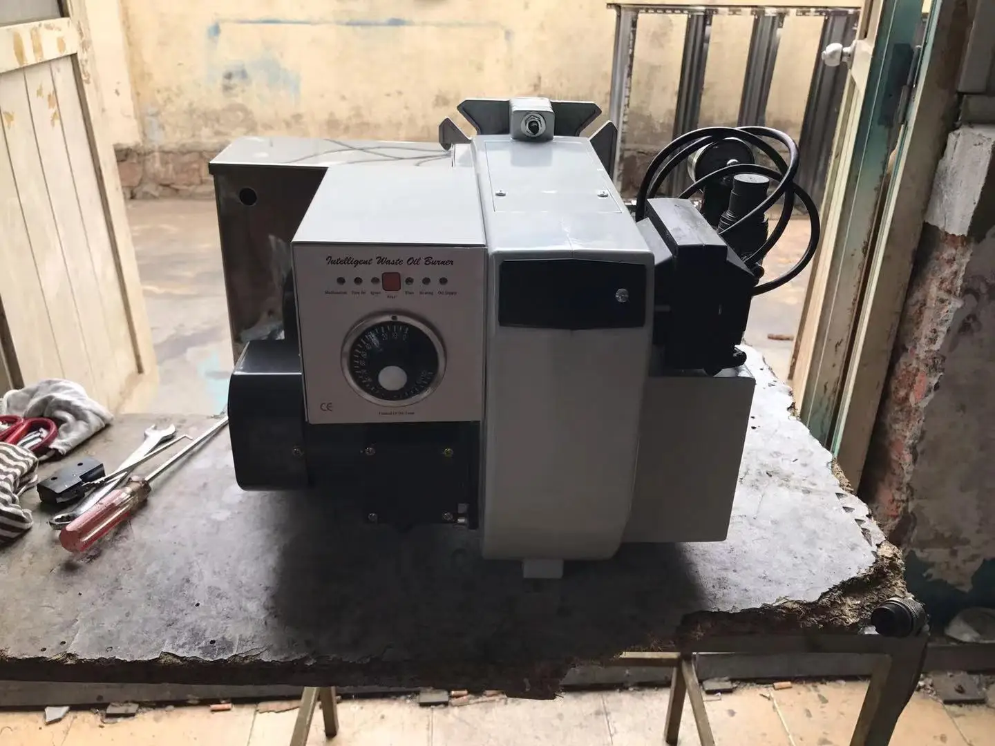 Industrial Waste Oil Burner (Diesel/Vegetable/Heavy Oil) With Compressed Air Atomization For Drying & Heating Systems