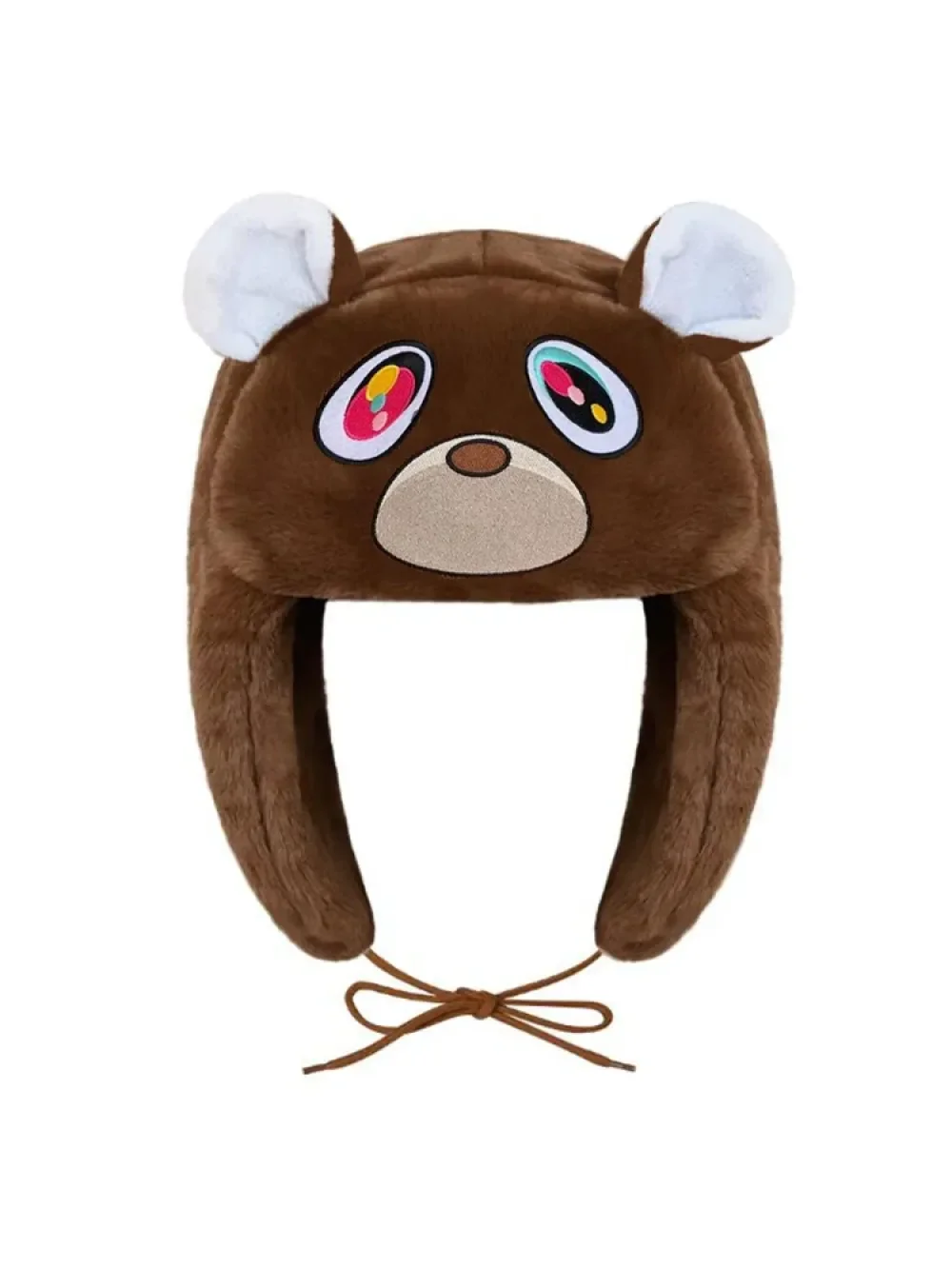 2026 New Autumn/Winter Cartoon Bear Plush Ear Protection Lei Feng Hat Warm and Cute Decorative Hat Gift Trendy and Versatile ins