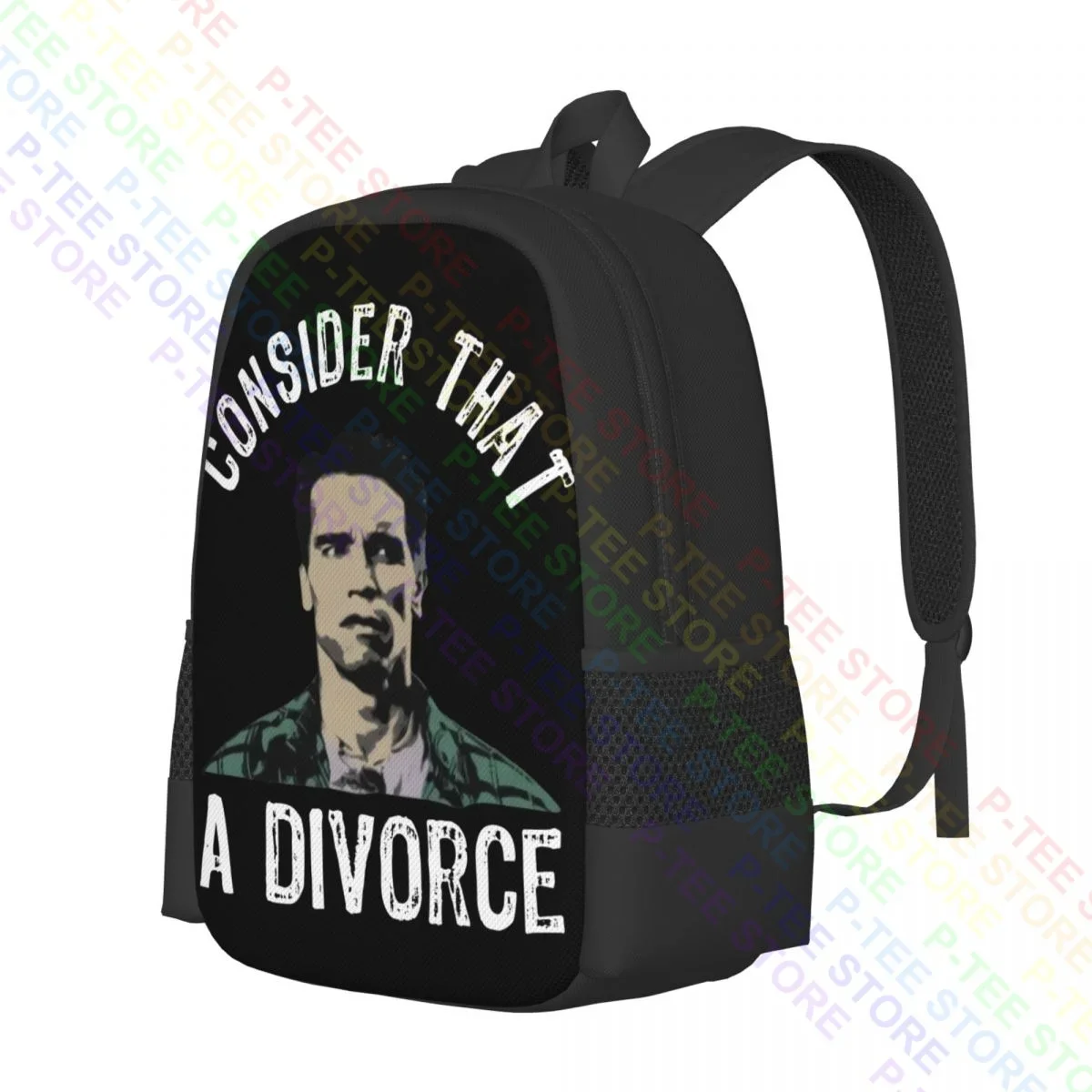 Total Recall Consider That A Divorce Sci Fi Action Film Schwarzenegger ArnieBackpack Large Capacity Print Clothes Backpacks