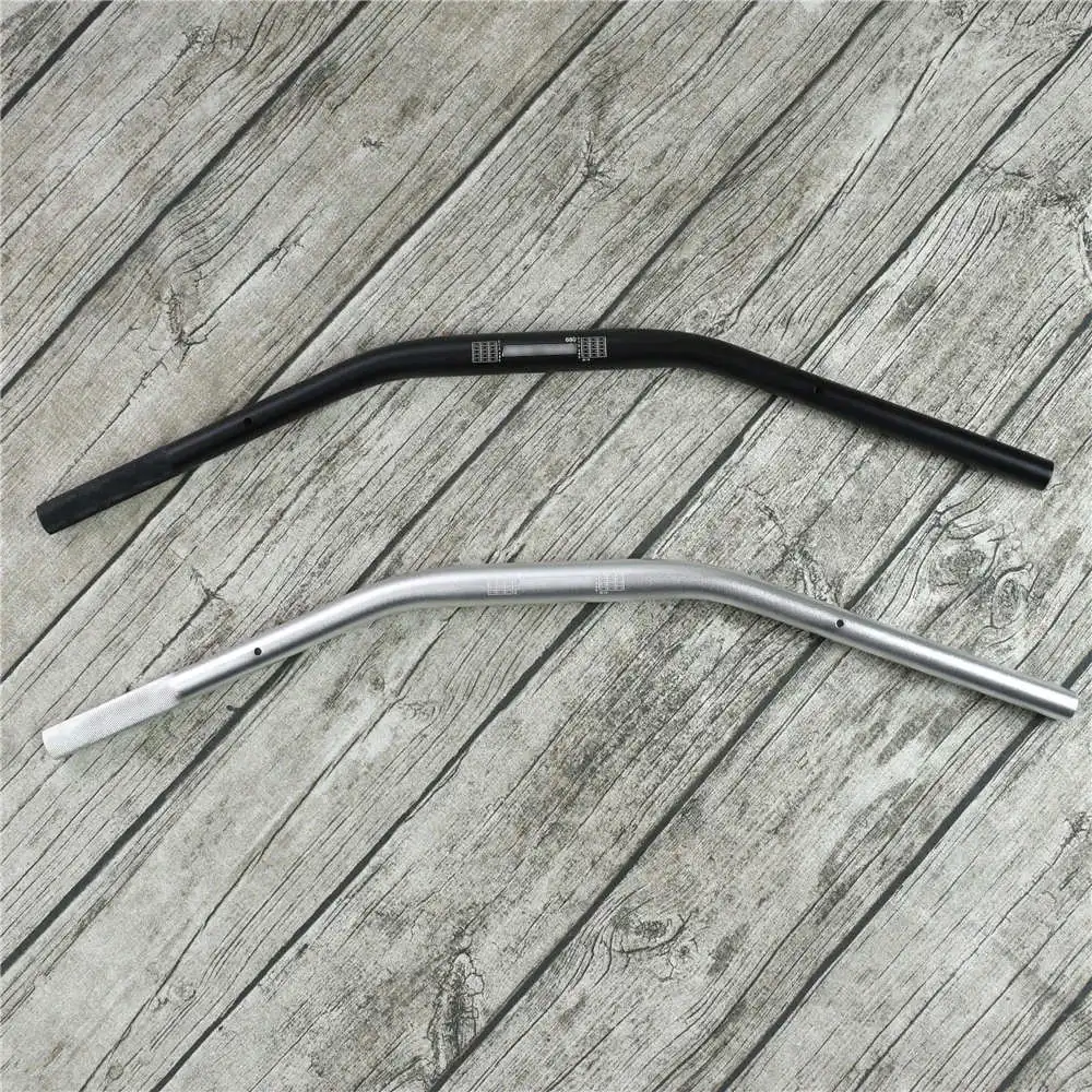 Motorcycle Handlebar 28mm CNC Sand Aluminum Alloy Handle Fat Bars 680mm for Honda Yamaha Royal Enfield Cafe Racer Ducati Benelli
