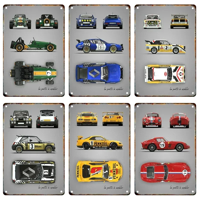 لوحة قصدير معدنية عتيقة للسيارة القديمة، لوحة لافتة مطبوعة، ملصق يرتديه، المنزل، غرفة المعيشة، Rendong، المرآب، النادي، ديكور فني جداري، Aest