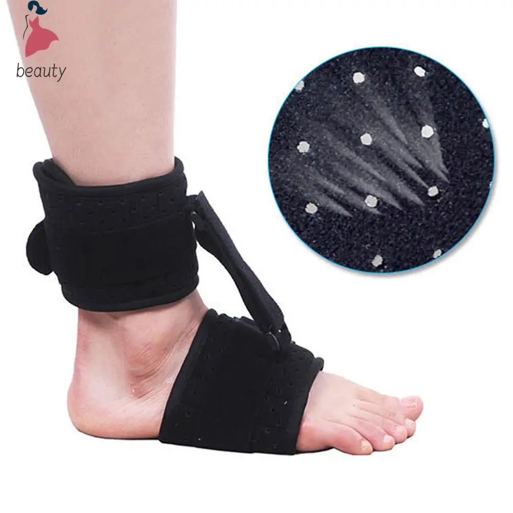 Adjustable Foot Drop Orthotic Brace Plantar Fasciitis Sprained Ankle Correction Splint for Foot Pain Postoperative Recovery