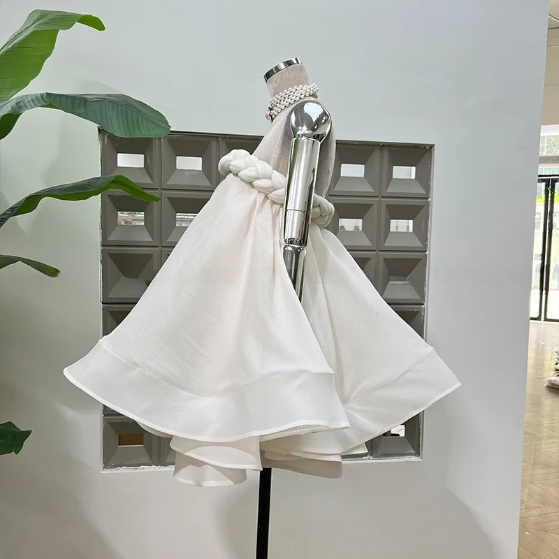    Disco em camadas tubo superior inchado único dr com a mesma cor orts brincalhão ele design verão nova chegada