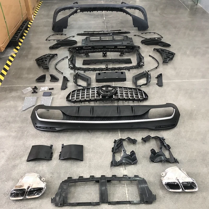 for  For Benz GLE Class W167 To GLE63 2020- Wholesale PP Car Exterior Accessories Upgrade Body Kit Modification Set