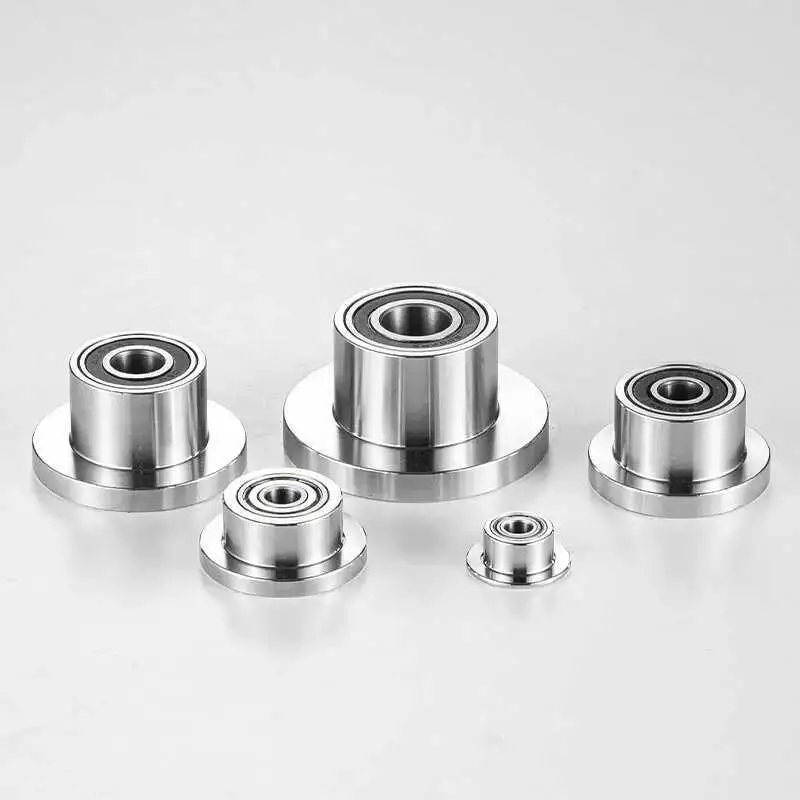 1Pc 304 스테인레스 스틸 단면 트랙 베어링 풀리 레일 가이드 기계 장비 맞춤형