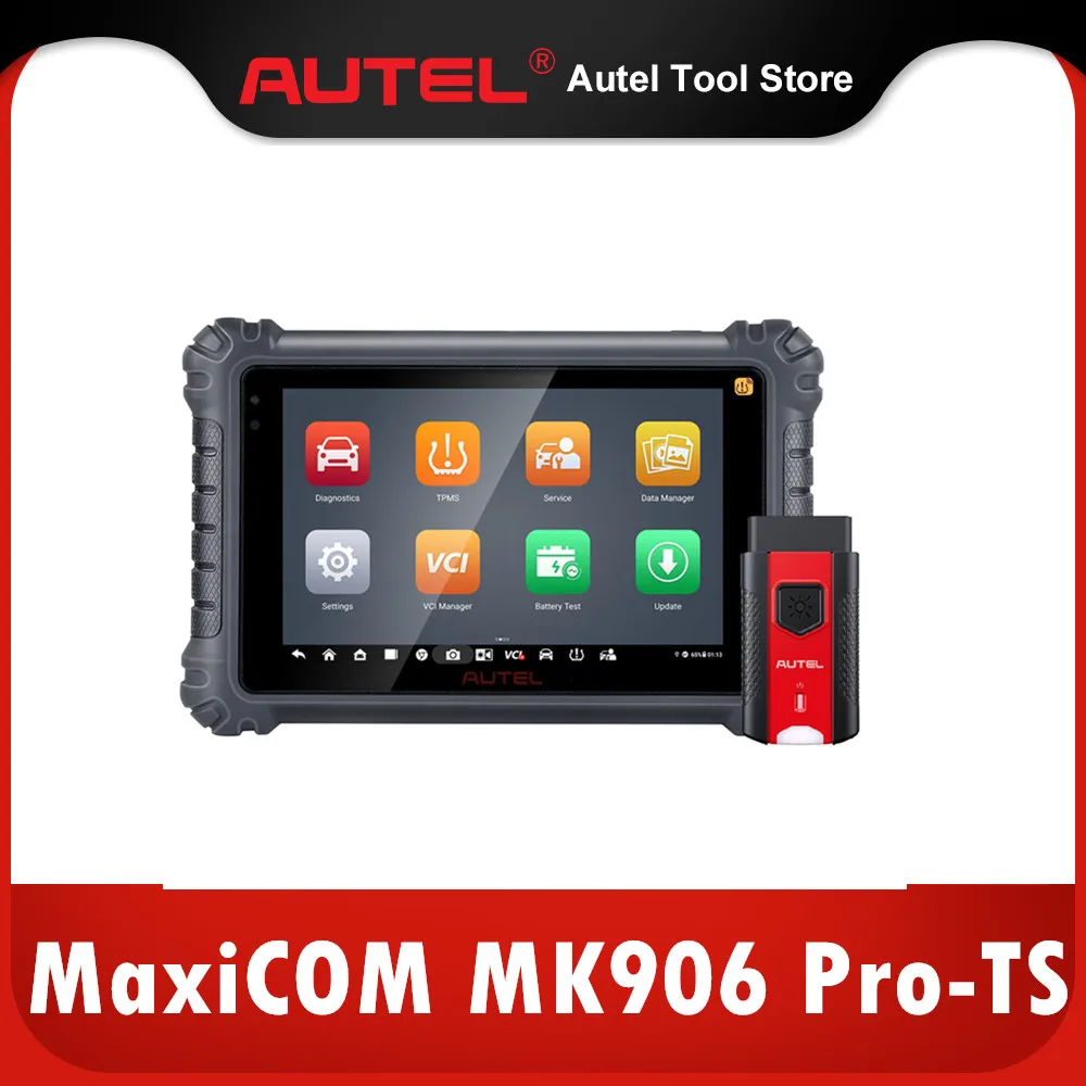 

Autel MaxiCOM MK906 Pro-TS Complete TPMS Auto Diagnostic Scanner KEY Coding Tool Upgrade MS906BT/MS906TS