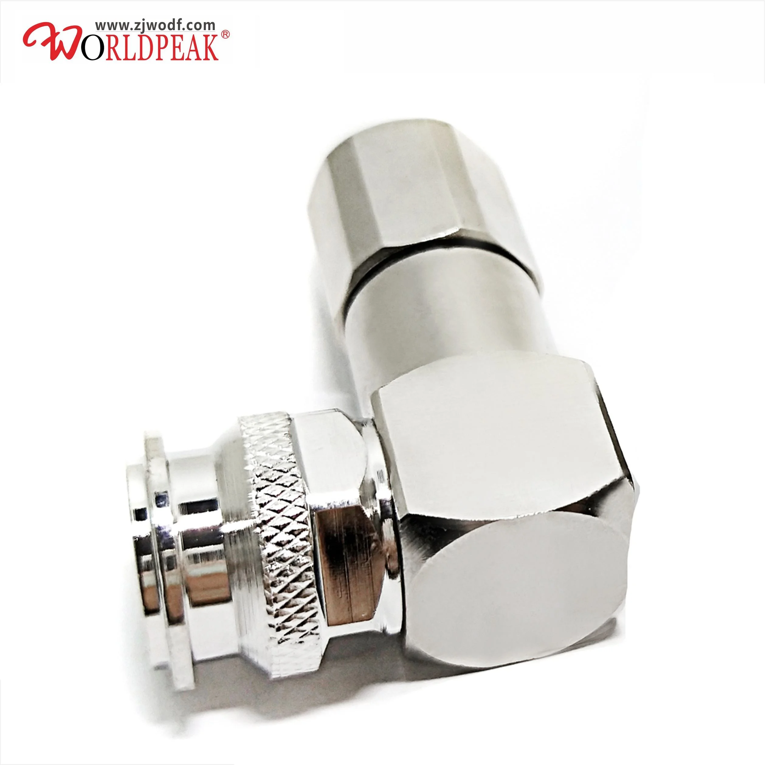 Free Shipping 5Pcs TNC Male Clamp Right Angle Connector for KMR300 5DFB Cable for WLAN, WIFI ANTENNA