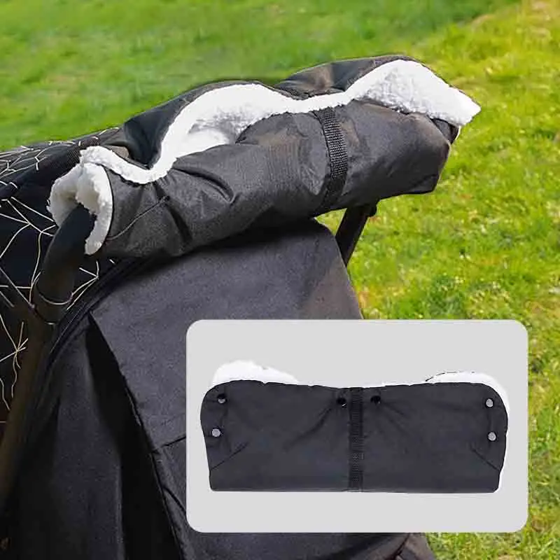 

1PC Universal Winter Warm Stroller Gloves Windproof Newborn Baby Push Chair Glove Baby Stroller Accessories Handlebar gloves
