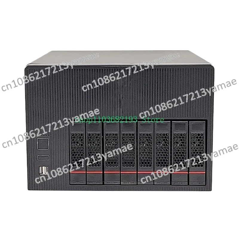 Factory Sale hot swap NAS 8 HDD tooless bays case support M-ATX motherboard for cloud date storage Optional USB2.0 or USB3.0