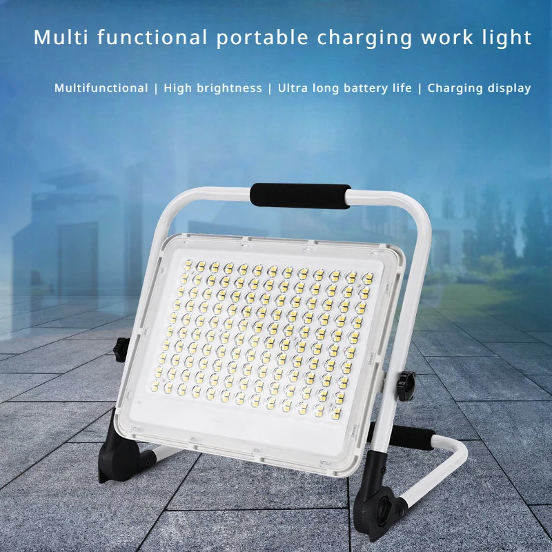 Outdoor Aluminum Alloy Waterproof Emergency Construction Site Lighting LED Portable Mobile USB Charging Work Light