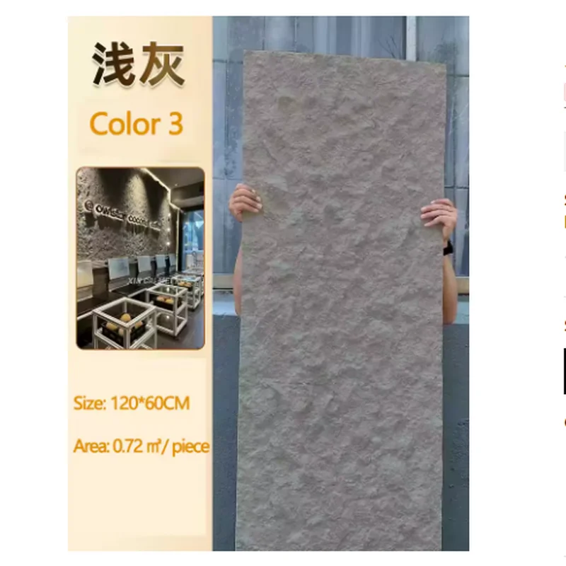 لوحة حائط مزخرفة من الحجر الناعم، طراز بسيط، بورسلين ناعم، خلفية حجرية ناعمة، مركز تسوق، مقهى GN134TB