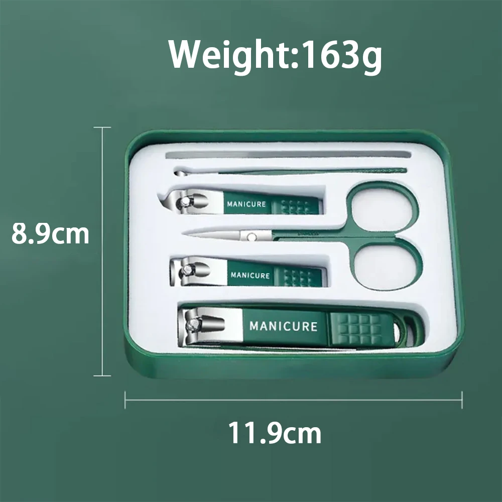 Stahl 6 Teile/satz Maniküre Set Professionelle Nagelknipser Cutter Schere für Pediküre Nagelpflege