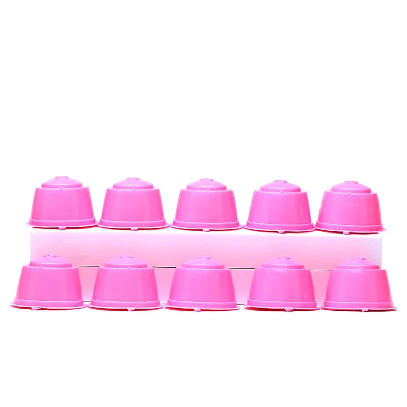 10PCS Refillable Capsules for Nescafe DOLCE GUSTO Coffee Capsules Reusable Filter with Spoon Brush Coffee Pods High Quality