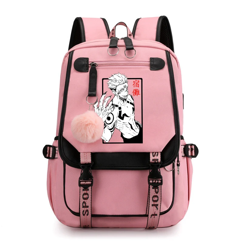 Anime Ryomen Sukuna Print Bookbag Backpack Woman Daypack Teen Boy Girl Bags Laptop/Travel Bags