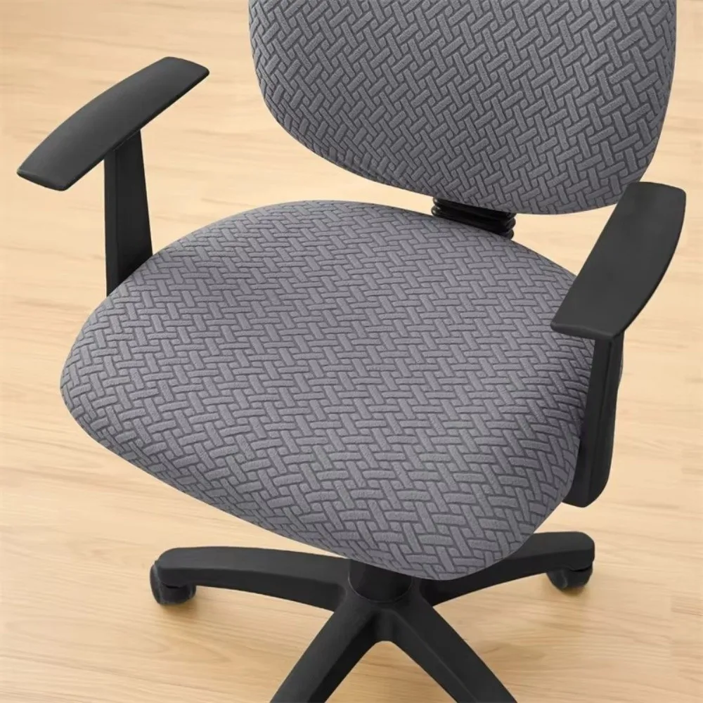 2Pcs/set Elastic Split Office Chair Cover Anti-dirty ​Breathable​ Gaming Chair Slipcover Removable Stretchable