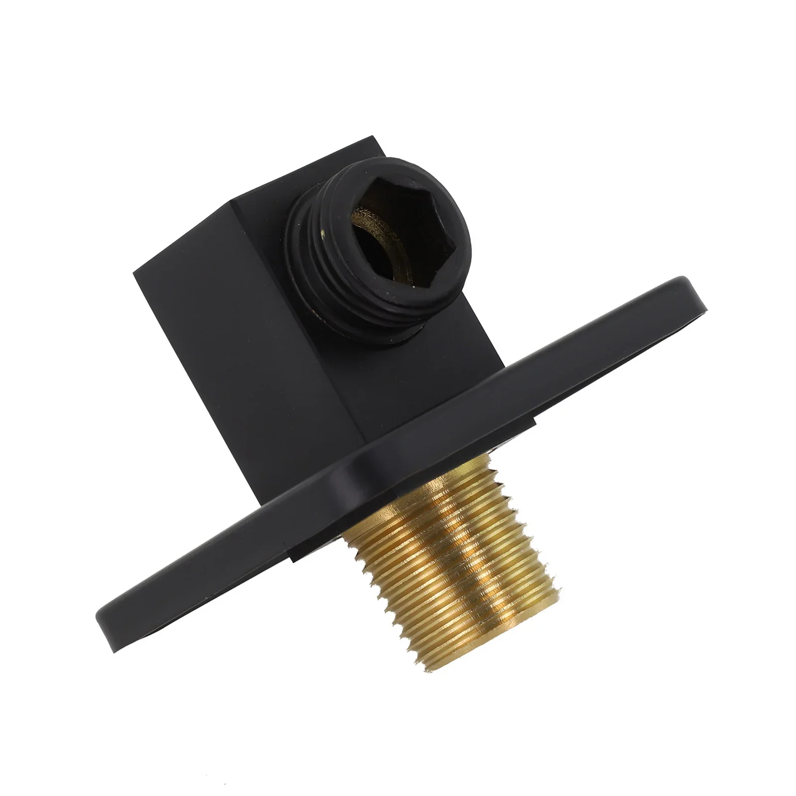 Designed For Durability Brass Square Shower Hose Wall Outlet Elbow With G1/2 Thread Compatible With Most Shower Hoses