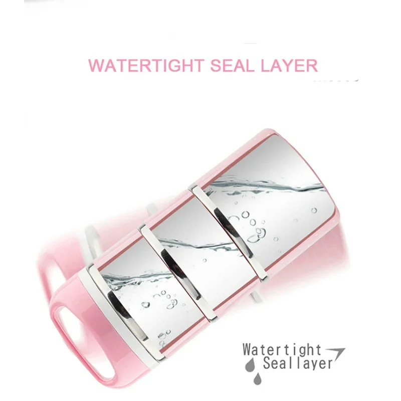 Portable Japanese Lunch Box Leakproof Stainless Steel Bento Kids Food Container Round Shape For School Students Picnic Travel