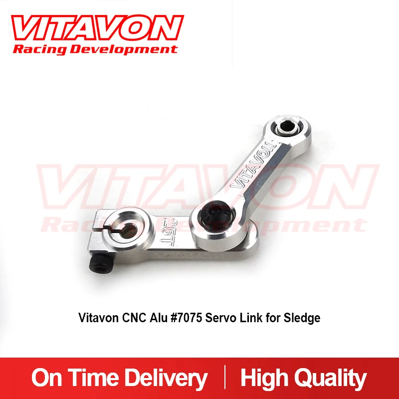 

VITAVON CNC Alu#7075 Steering Link & Servo Saver 25T for Traxxas Sledge