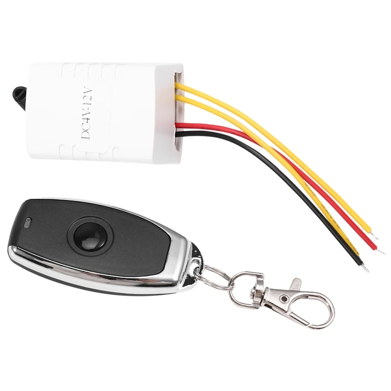 

BAAG-DC4V-12V Wireless Relay Remote Control One Key Switch Receiver Transmitter Wireless Remote Control Relay Receiver