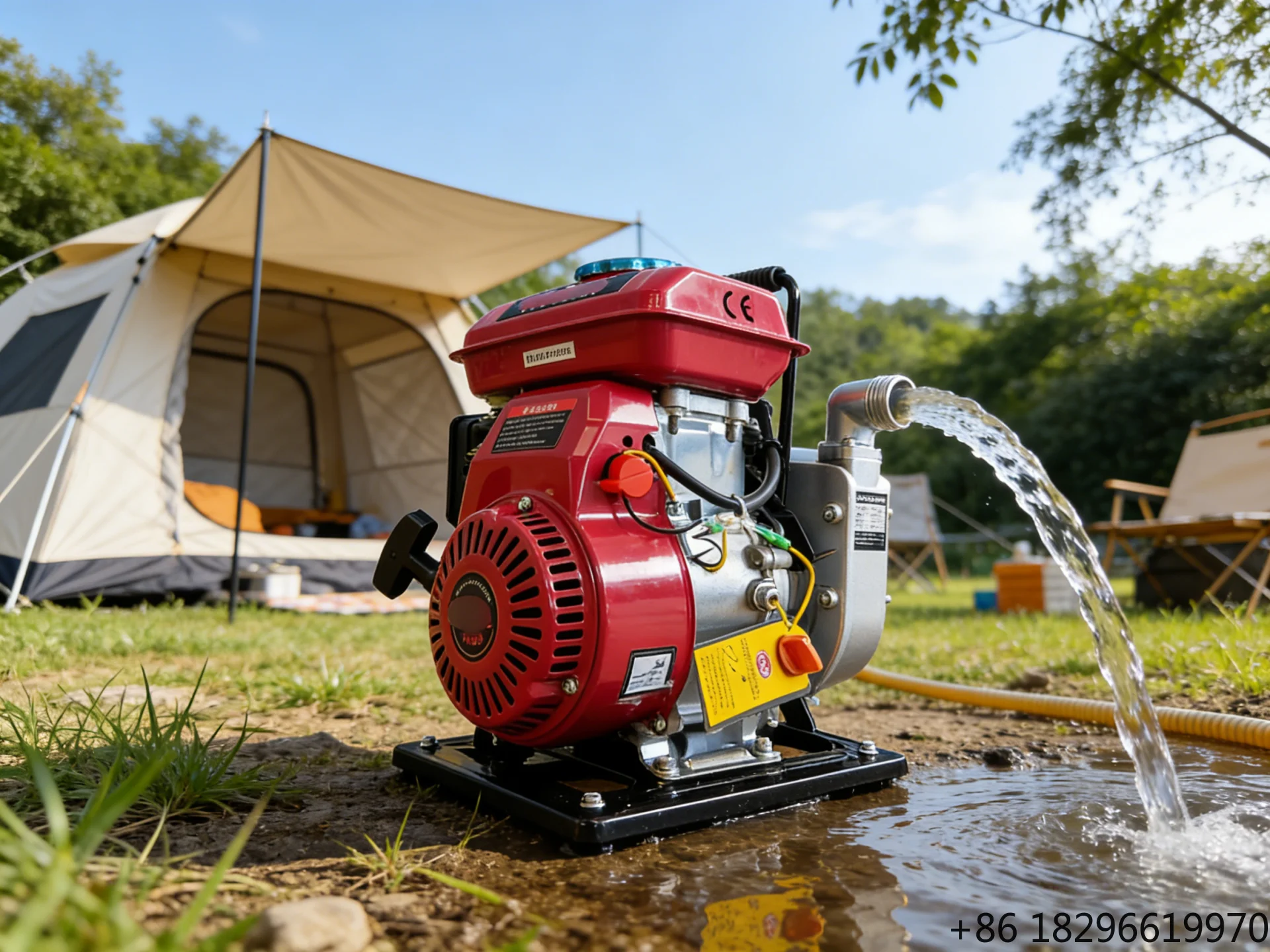 Portable  Centrifugal Water Pump Compact Light Design Super Small Size Easy for Storage Drip Irrigation Use