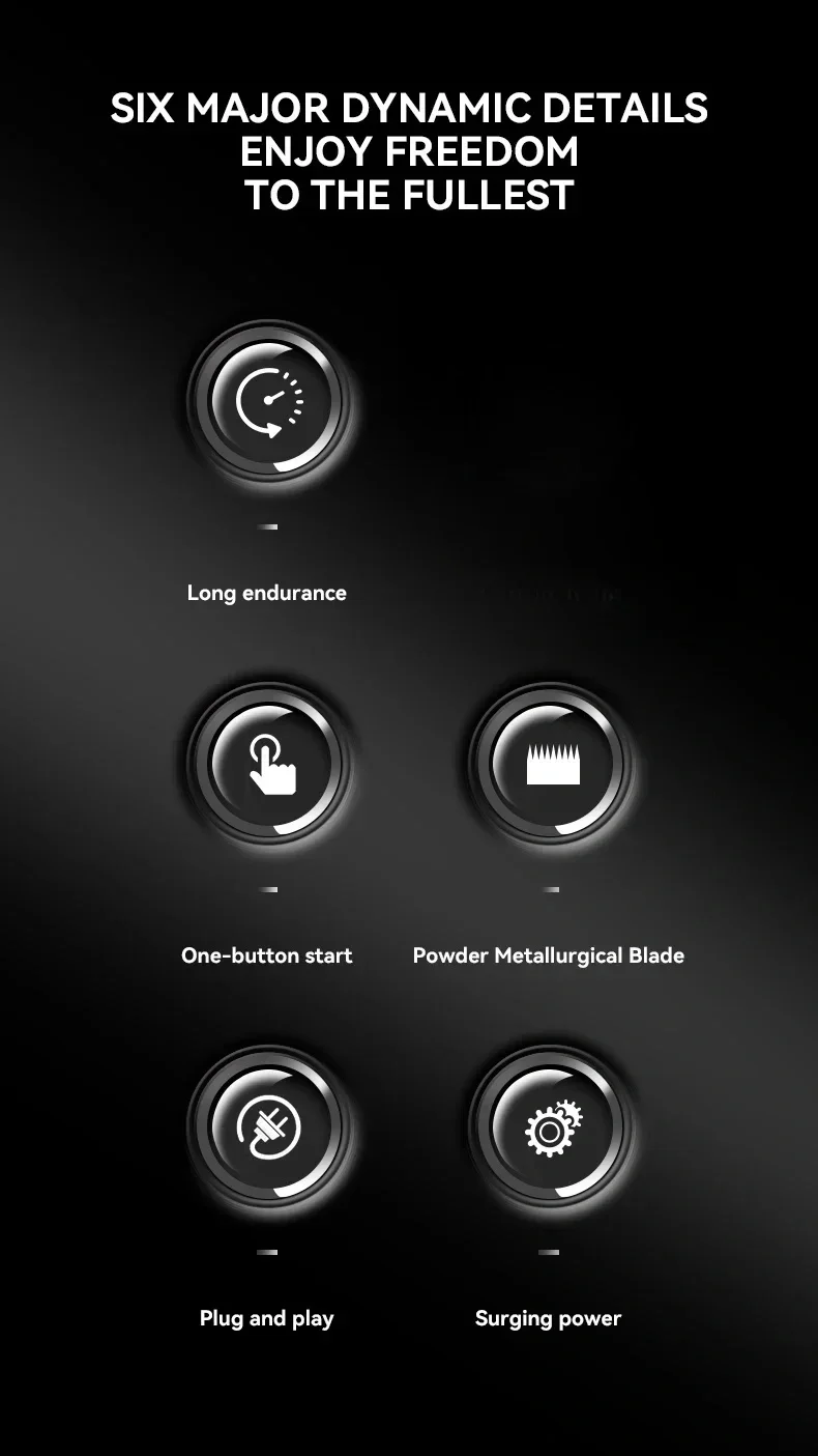 Kemei KM-1826 Professioneller kabelloser elektrischer wiederaufladbarer elektrischer Friseur aus Metall für Herren, Blonde Barber, Rasierer, Trimmer, Haarschneidemaschine – Detail 9