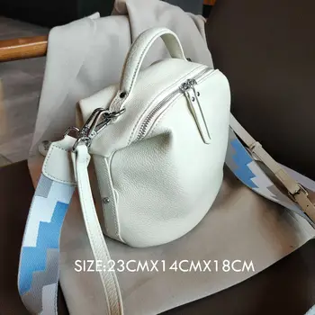 FOXER 女士單肩包 時尚手提包 女士經典分層皮革+超細纖維手提包套裝 大號休閒單肩包 夏季禮物 10 最佳銷售 米色手提包 - №7